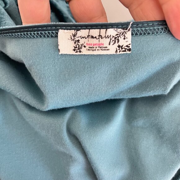 FREE PEOPLE Don’t You Wish Bodysuit in Deep Teal Size M - Picture 5 of 8